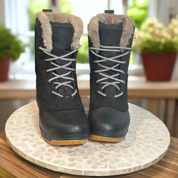 The North Face Shellista IV Mid Waterproof Snow Boot Women’s 9.5 NF0A5G2N Faux F - Picture 4 of 15